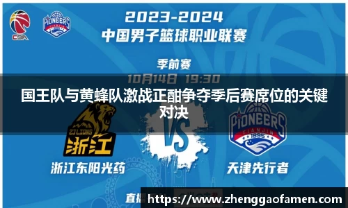 国王队与黄蜂队激战正酣争夺季后赛席位的关键对决